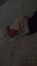 威爾貝魯（WELLBER）男女兒童睡衣春夏紗布薄寶寶睡袍嬰兒睡裙 花園小兔（短袖） 130 曬單實(shí)拍圖