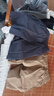 【純棉寬松】2025夏季薄款五分褲男士休閑短褲大碼直筒工裝秋季 513深灰色+513土黃色 2XL 【130-150斤左右】 曬單實(shí)拍圖