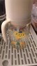 小土豆（potato）PPSU吸管奶瓶一歲以上大寶寶帶手柄重力球吸嘴330ml 奶油白 曬單實(shí)拍圖