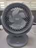 VCJ電風(fēng)扇桌面/USB小風(fēng)扇/小電扇/廚房電風(fēng)扇小型臺(tái)扇 辦公宿舍床頭車(chē)載用多功能壁掛式迷你循環(huán)扇 星空灰【插電款+三擋調(diào)節(jié)】 曬單實(shí)拍圖