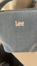 Lee摩登丹寧水桶包新款托特手提單肩女包大容量通勤上班大學(xué)生書包 曬單實拍圖