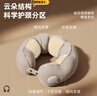 四萬公里充氣u型枕旅行便攜頸枕坐車飛機(jī)u形枕護(hù)頸旅游出行靠脖按壓式枕頭 曬單實(shí)拍圖
