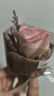 京東鮮花口袋迷你小花束見面玫瑰香皂仿真花伴手禮生日禮物七夕送女友閨蜜 曬單實(shí)拍圖