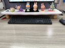 飛旺藤達臺式電腦顯示器增高架桌面鍵盤托架桌面收納架子辦公桌臥室置物架 云朵型暖白色鵝蛋腿【長70cm寬24cm】 曬單實拍圖