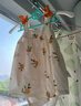 babylove女寶寶包屁衣連衣裙夏季甜美包屁裙嬰兒吊帶爬服三角哈衣外出服 曬單實拍圖