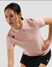 DESCENTE迪桑特WOMEN’S TRAINING系列女士短袖POLO衫 LP-淺粉色 M (165/84A) 曬單實(shí)拍圖