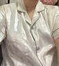 浪莎（LangSha）冰絲睡衣女純欲風(fēng)高級(jí)感短袖大碼短褲涼感情人節(jié)可外穿薄款家居服 曬單實(shí)拍圖