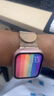 銳力適用于apple精鋼磁吸表帶雙節米蘭尼斯磁吸表帶精致磁吸不銹鋼表鏈強磁吸力表帶適配多種尺寸 玫瑰金色【單圓頭2節】 大號【42/44/45/49mm】 曬單實(shí)拍圖
