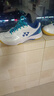 YONEX尤尼克斯羽毛球鞋yy入門級訓(xùn)練減震動力墊男女SHB101CR白/藍 37碼 曬單實拍圖