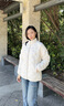 波司登2025新款沖鋒衣鵝絨服女短款三合一防風(fēng)防水保暖外套B250331302 初雪白/砂巖啡|8F10/7C42|8F1A M 165/88A 體重約110-120斤 曬單實(shí)拍圖