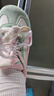 回力女鞋夏季網(wǎng)面透氣德訓(xùn)鞋女新款輕便百搭休閑學(xué)生板鞋 綠粉紅  37  曬單實(shí)拍圖