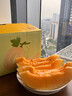 潤(rùn)小萌新疆至愛(ài)哈密瓜脆甜網(wǎng)紋瓜蜜瓜綠色食品認(rèn)證送禮水果禮盒 陸地禮盒裝6.5-7.5斤/箱，2個(gè) 曬單實(shí)拍圖