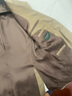 By Creations柏品純羊毛西服套裝男士高檔輕商務(wù)職業(yè)正裝伴郎禮服新郎結(jié)婚西裝 卡其色 48 (175/92A) 曬單實(shí)拍圖