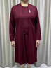 俞兆林（YUZHAOLIN）婚禮媽媽春裝2025新款喜婆婆婚宴禮服中年闊太太旗袍連衣裙兩件套 紅色  XL  (建議105斤以下) 曬單實(shí)拍圖