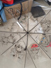 透明雨傘韓版雨傘ins雨傘長柄雨傘網紅加厚學生女小清新高級雨傘 透明雨傘【1把】 曬單實拍圖