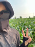 駱駝（CAMEL）冰感速干原紗防曬衣服女防紫外線薄外套 J25BA9L3017 幻影黑 M 曬單實(shí)拍圖