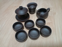 弘萬(wàn)鼎景德鎮(zhèn)高端龍壺紫砂功夫茶具套裝家用泡茶壺蓋碗茶杯茶盤(pán)輕奢高檔 原礦紫砂龍壺+六君子+茶葉1 12頭 曬單實(shí)拍圖