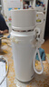 膳魔師（THERMOS）316不銹鋼保溫杯大容量男便攜帶茶隔女泡茶杯子戶外水杯水壺 白色800ML316內(nèi)膽+便攜提簡(jiǎn)易裝 簡(jiǎn)易裝 曬單實(shí)拍圖