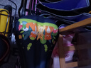 文枝兒童自行車(chē)坐墊套平衡車(chē)加厚柔軟硅膠車(chē)座套童車(chē)座墊套舒適坐墊套 【M碼大號(hào)】黑色動(dòng)物樂(lè)園 曬單實(shí)拍圖