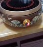 黎仙祺紫銅壺純銅壺燒水壺茶具手工銅壺煮茶壺養生壺泡茶壺茶具茶室擺件 祥云+古銅淡雅爐 1.2L 曬單實(shí)拍圖