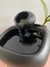 創(chuàng)京懿選創(chuàng)意陶瓷流水循環(huán)水辦公室桌面裝飾品茶幾噴泉水景小擺件開業(yè) 黑色流水?dāng)[件-加水泵-送小石頭 曬單實拍圖