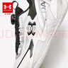 安德瑪（UNDERARMOUR）兒童籃球鞋男女童防撞旋鈕橡膠厚底防滑運(yùn)動(dòng)休閑籃球鞋2531502 灰銀 34 曬單實(shí)拍圖