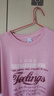 森馬（Semir）短袖T恤女中長(cháng)款斑駁字母個(gè)性夏季街頭寬松蠟染做舊108324100009 曬單實(shí)拍圖