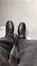 其樂（Clarks）男鞋防水軟牛皮商務休閑戶外輕便厚底防滑耐磨休閑皮鞋 黑色 41 曬單實拍圖