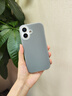岡科新款果凍適用iphone16手機(jī)殼液態(tài)硅膠全包防摔保護(hù)套蘋果16高級感軟外殼情侶男女簡約超薄散熱ins 【果凍灰-大孔】 iPhone16 曬單實拍圖