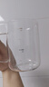 京東京造 玻璃杯 耐熱耐高溫泡茶水杯咖啡牛奶刻度杯子500ml 曬單實(shí)拍圖