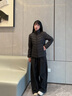 波司登（BOSIDENG）25年新款輕薄羽絨服女短款90絨三防面料【送人首選】輕薄內膽外套 黑色8056-極簡(jiǎn)風(fēng) S 160/84A 體重約100-110斤 曬單實(shí)拍圖