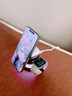 XINHV信輝無(wú)線(xiàn)充電器三合一適用蘋(píng)果手機iPhone16Pro/15耳機 AirPod手表iWatch蘑菇燈MagSafe磁吸支架 鈦合金-尊貴套裝（配30W PD快充頭） 曬單實(shí)拍圖