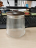 川島屋（KAWASIMAYA）川島屋玻璃泡茶杯茶水分離喝茶杯子茶具個人專用辦公室水杯茶道杯 泡茶杯450ml-胡桃木杯蓋 曬單實拍圖