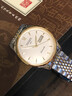 TSOSIT 1853原裝進(jìn)口新款手表男士全自動(dòng)機械表簡(jiǎn)約時(shí)尚夜光防水專(zhuān)用男表 間金白面 曬單實(shí)拍圖