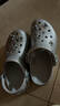 SMFKX CROCS 聯(lián)名款 白鹿同款時(shí)尚休閑百搭厚底增高透氣洞洞鞋拖 鉆石 39 曬單實(shí)拍圖