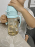 Grosmimi韓國進口格羅咪咪吸管杯奶瓶嬰兒童水杯PPSU學(xué)直飲杯子6月1-3歲 小熊白（一體杯蓋） 200ml 曬單實拍圖