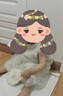 戴維貝拉（DAVE＆BELLA）童裝夏裝兒童連衣裙中大童女童裙子國風(fēng)漢服長裙DB2221771 曬單實(shí)拍圖