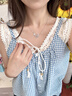 銀暖暖999純銀蝴蝶項鏈女2025新款玉髓吊墜老婆七夕情人節(jié)禮物送女朋友 項鏈+國檢證書+米色雙開禮盒 曬單實拍圖