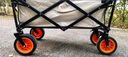 北極狼露營(yíng)車戶外推車兒童可躺野餐車露營(yíng)裝備折疊露營(yíng)推車營(yíng)地車買菜車 高原白 曬單實(shí)拍圖