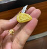 蒂蔻（Tico）黃金吊墜足金999古法金千手觀(guān)音十二生肖守護(hù)佛吊墜項(xiàng)鏈生日禮物 虛空藏菩薩-生肖牛/虎守護(hù)神 金重14g多退少補(bǔ) 曬單實(shí)拍圖