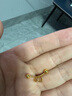 賽菲爾復(fù)購(gòu)補(bǔ)貼黃金耳飾足金999.9光面耳釘耳勾金耳釘送禮 一對(duì) 約1.2克 曬單實(shí)拍圖