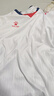 KELME /卡爾美定制足球服男套裝比賽透氣短袖V領組隊服印字印號球衣 白紅 XL 曬單實拍圖