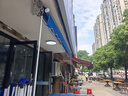 卡萊普瓦電動(dòng)伸縮遮陽(yáng)棚戶外遮陽(yáng)傘車篷樓頂露臺(tái)家用庭院門店遮雨棚廠家 加粗特厚長(zhǎng)4米*伸縮2米 曬單實(shí)拍圖