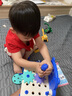 凡華兒童3到6歲玩具女孩早教5維修寶寶工具箱擰螺絲拆組拼裝修理男孩8 【藍(lán)】河馬工具臺(tái)82PC+電鉆 曬單實(shí)拍圖