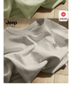 JEEP SPIRIT吉普短袖t恤男2025新款純棉男士半袖圓領(lǐng)透氣夏季寬松上衣男款 曬單實拍圖