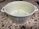 川島屋奶油風(fēng)雙耳湯碗大號(hào)家用2024新款陶瓷帶蓋泡面碗螺螄粉湯盆 7.5英寸雙耳湯碗奶白(帶蓋) 曬單實(shí)拍圖