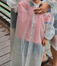七海秋兒童一次性雨衣雨披男女童加厚EVA旅行學(xué)生上學(xué)書包防雨白色1件 曬單實(shí)拍圖