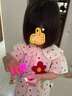 LUSON陳大豬女?huà)胪瘍和绦湟r衫碎花女童洋氣夏季印花小童套裝 曬單實(shí)拍圖