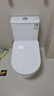 九牧（JOMOO）11383-2-1/31KA-1家用虹吸抗菌雙漩坐便器大沖力節(jié)水馬桶305坑距 曬單實拍圖