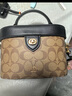 蔻馳（COACH）女包 KAY CROSSBODY 時尚百搭盒子包單肩斜挎手提包情人節(jié) 卡其配黑色78277IMCBI 曬單實拍圖